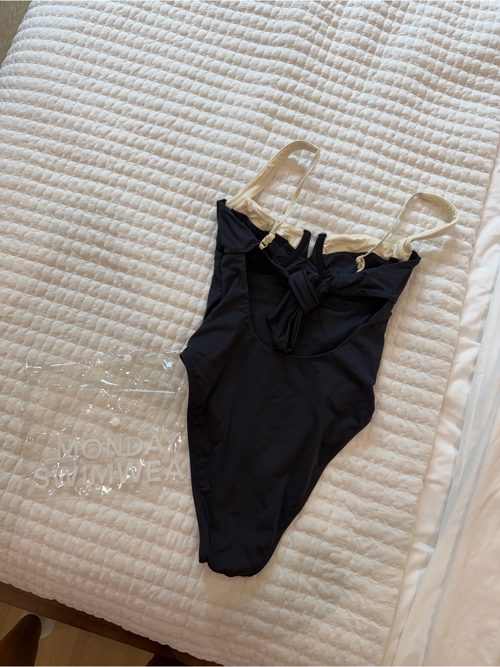 Monday swimwear - CLOVELLY ONE PIECE - BLACK/IVORY - Picture 7 of 10
